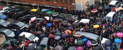 Taranto come Gomorra ? Al funerale del pregiudicato Axo un corteo senza rispetto per le norme di legge Taranto come Gomorra ? Al funerale del pregiudicato Axo un corteo senza rispetto per le norme di legge