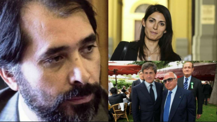 da sinistra Marra. Raggi, Alemanno e Scarpellini