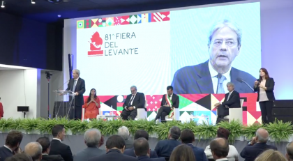 Il premier Gentiloni inaugura l’81ma Fiera del Levante a Bari Il premier Gentiloni inaugura l’81ma Fiera del Levante a Bari