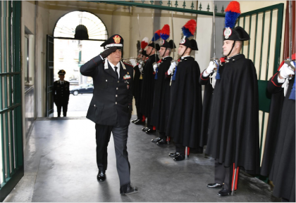 Napoli. Il Generale Tomasone in visita alla “Pastrengo” dell’ Arma dei Carabinieri Napoli. Il Generale Tomasone in visita alla “Pastrengo” dell’ Arma dei Carabinieri