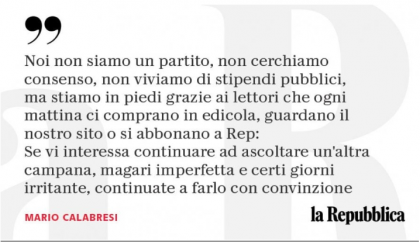 Calabresi, direttore di Repubblica: "Caro Di Maio, non abbiamo paura: continueremo a raccontare la verità" Calabresi, direttore di Repubblica: "Caro Di Maio, non abbiamo paura: continueremo a raccontare la verità"