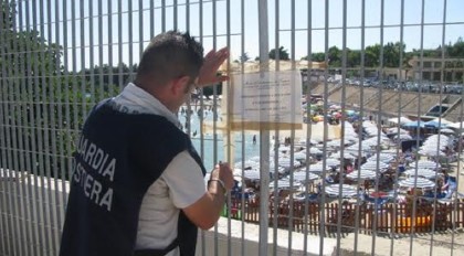 Sequestrata struttura turistica abusiva presso lo stabilimento “Da Donato” Sequestrata struttura turistica abusiva presso lo stabilimento “Da Donato”