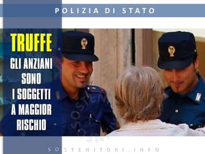 Truffata un’anziana signora dei Tamburi. I consigli della Polizia di Stato Truffata un’anziana signora dei Tamburi. I consigli della Polizia di Stato