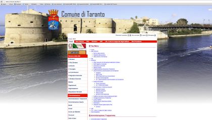 Riappare online il sito del Comune di Taranto , ma qualcosa non quadra…. Riappare online il sito del Comune di Taranto , ma qualcosa non quadra….