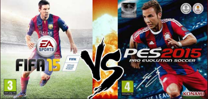 Fifa15 contro Pro Evolution Soccer 2015: il grande “derby” Fifa15 contro Pro Evolution Soccer 2015: il grande “derby”