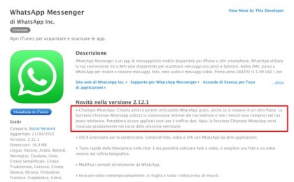 WhatsApp, anche su iPhone si può disattivare la doppia spunta blu ed effettuare chiamate item-thumbnail