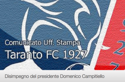 Il disimpegno “ufficiale” di Campitiello. La risposta del Corriere del Giorno… item-thumbnail