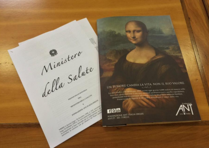 Siglato protocollo di intesa tra Ministero della salute e Fondazione ANT Siglato protocollo di intesa tra Ministero della salute e Fondazione ANT