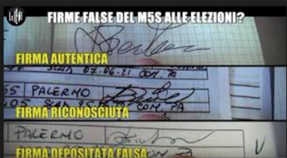 Indagati esponenti del M5S nell’inchiesta sulle firme false in Sicilia Indagati esponenti del M5S nell’inchiesta sulle firme false in Sicilia
