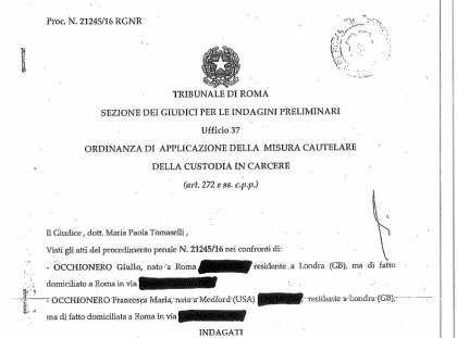 Ecco l’ordinanza integrale sull’inchiesta Cyberspionaggio item-thumbnail