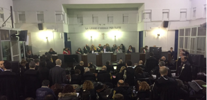 Rinviata a marzo l’ udienza del processo “Ambiente Svenduto” Rinviata a marzo l’ udienza del processo “Ambiente Svenduto”
