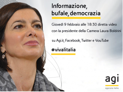 DIRETTA LIVE #BastaBufale, l’appello di Laura Boldrini per una informazione corretta item-thumbnail