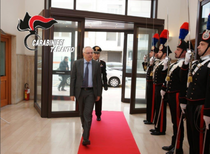 Il Prefetto Cafagna in visita alle Forze dell’ Ordine di Taranto Il Prefetto Cafagna in visita alle Forze dell’ Ordine di Taranto