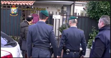 La Guardia di Finanza di Bari confisca i beni di un pregiudicato La Guardia di Finanza di Bari confisca i beni di un pregiudicato