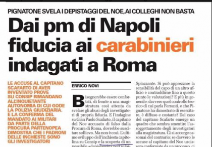 Il possibile depistaggio del Noe: non ci resta che sperare nel Procuratore “illuminato” item-thumbnail