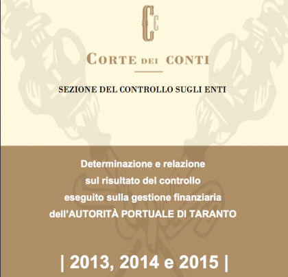 L’analisi della Corte dei Conti sul triennio 2013-2015 del Porto di Taranto. Ma Prete è sempre lì… item-thumbnail