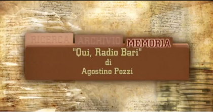 Qui Radio Bari. I 90 anni della radio in Italia Qui Radio Bari. I 90 anni della radio in Italia