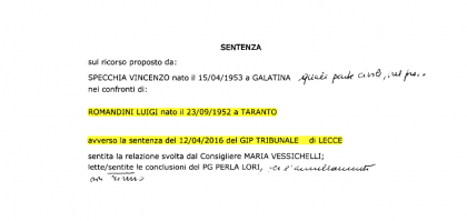 La Cassazione ha deciso: Luigi Romandini deve tornare a processo per diffamazione La Cassazione ha deciso: Luigi Romandini deve tornare a processo per diffamazione