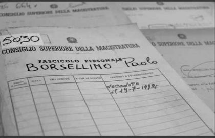 Verso i 25 anni dalla strage di via D’Amelio. Il Csm celebra Paolo Borsellino Verso i 25 anni dalla strage di via D’Amelio. Il Csm celebra Paolo Borsellino
