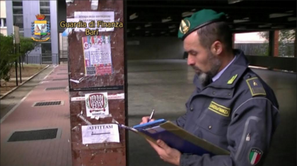 Guardia di Finanza: eseguiti controlli sugli affitti in “nero” in tutta la Puglia Guardia di Finanza: eseguiti controlli sugli affitti in “nero” in tutta la Puglia