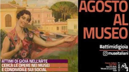 Musei: Mibact, al via #attimidigioia la nuova campagna social per il mese di agosto item-thumbnail