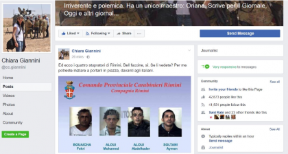 Le false foto degli stupratori di Rimini. Storia di una “fake news” scritta da una giornalista item-thumbnail