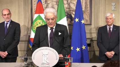 Il discorso di Mattarella sulle consultazioni politiche per garantire un Governo al paese item-thumbnail