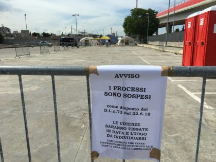 Palagiustizia Bari: udienze sospese Palagiustizia Bari: udienze sospese