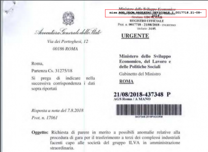 Di Maio “complice del delitto perfetto…” sull’ ILVA. Adesso è diventato tutto in regola ! Di Maio “complice del delitto perfetto…” sull’ ILVA. Adesso è diventato tutto in regola !