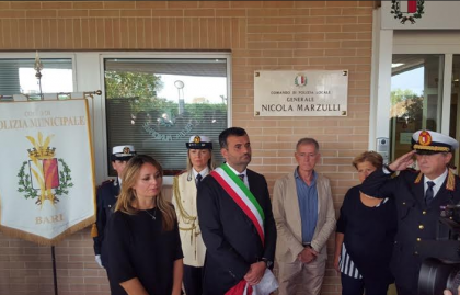 Cerimonia a Bari per ricordare Marzulli il "capo" della Polizia municipale item-thumbnail