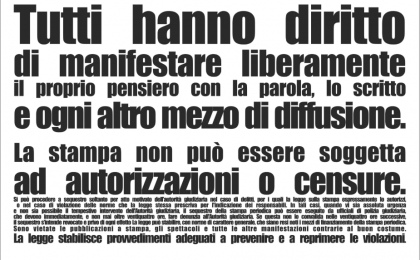 Giornalisti in piazza in tutt’ Italia: “Giù le mani dall’informazione” item-thumbnail