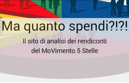 Le spese “allegre” dei parlamentari M5S ( o sono “bufale” come i finti rimborsi ?) Le spese “allegre” dei parlamentari M5S ( o sono “bufale” come i finti rimborsi ?)