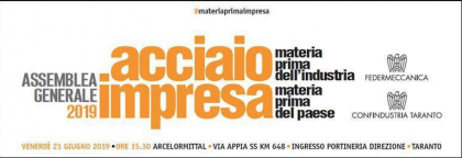 Fedemeccanica e Confindustria Taranto : “Acciaio Impresa” item-thumbnail