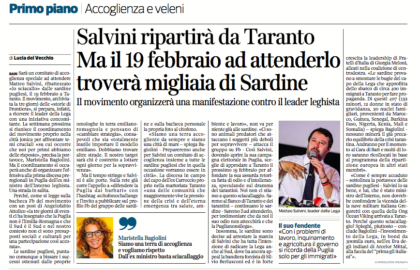 Le “fake news” delle sardine joniche sulla Lega. Le “fake news” delle sardine joniche sulla Lega.