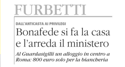 Dall’ anticasta alla “casta” sfrenata: l’evoluzione del ministro Bonafede item-thumbnail