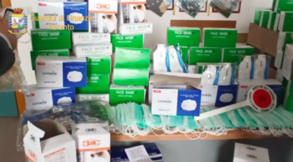 Taranto. La Guardia di Finanza sequestra 7.000 mascherine protettive item-thumbnail
