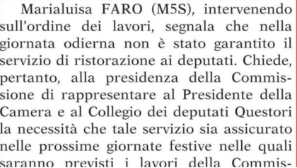 La rivoluzione del M5s ? Un pasto sicuro… La rivoluzione del M5s ? Un pasto sicuro…