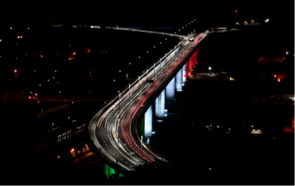 Il nuovo ponte di Genova riaperto al traffico Il nuovo ponte di Genova riaperto al traffico