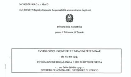“Monnezzopoli bis”. Ecco le nuove accuse della Procura di Taranto alla “cricca” di Tamburrano ed Albanese “Monnezzopoli bis”. Ecco le nuove accuse della Procura di Taranto alla “cricca” di Tamburrano ed Albanese