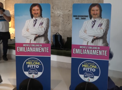 Michele Emiliano diventa ‘Cetto La Qualunque’ Michele Emiliano diventa ‘Cetto La Qualunque’