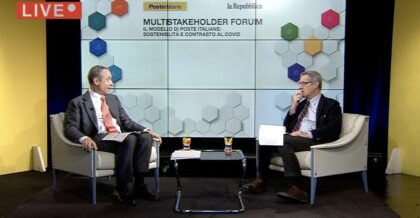 LE STRATEGIE DI SOSTENIBILITA’ E CONTRASTO AL COVID DI POSTE ITALIANE AL 4°“MULTISTAKEHOLDER FORUM” LE STRATEGIE DI SOSTENIBILITA’ E CONTRASTO AL COVID DI POSTE ITALIANE AL 4°“MULTISTAKEHOLDER FORUM”