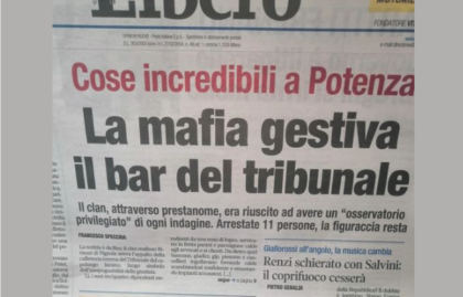 POTENZA. TU CHIAMALE SE VUOI INFILTRAZIONI…. POTENZA. TU CHIAMALE SE VUOI INFILTRAZIONI….