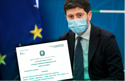 IL TAR LAZIO ORDINA AL MINISTERO DELLA SALUTE DI RENDERE PUBBLICI I VERBALI DELLA TASK FORCE SUL COVID IL TAR LAZIO ORDINA AL MINISTERO DELLA SALUTE DI RENDERE PUBBLICI I VERBALI DELLA TASK FORCE SUL COVID