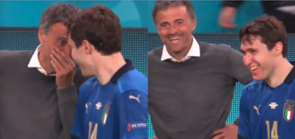 LUIS ENRIQUE E FEDERICO CHIESA COME DUE BAMBINI AMICI. QUESTO E’ VERO SPORT item-thumbnail