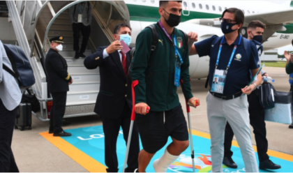 ANCHE SPINAZZOLA VOLA A LONDRA CON LA NAZIONALE: “WEMBLEY, ARRIVO” ANCHE SPINAZZOLA VOLA A LONDRA CON LA NAZIONALE: “WEMBLEY, ARRIVO”