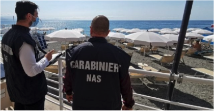 BLITZ DEI NAS NEGLI STABILIMENTI BALNEARI: 21 CHIUSURE, UNO SU TRE IRREGOLARE BLITZ DEI NAS NEGLI STABILIMENTI BALNEARI: 21 CHIUSURE, UNO SU TRE IRREGOLARE